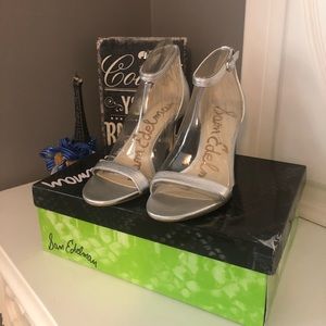Brand new silver Sam Edelman heels
